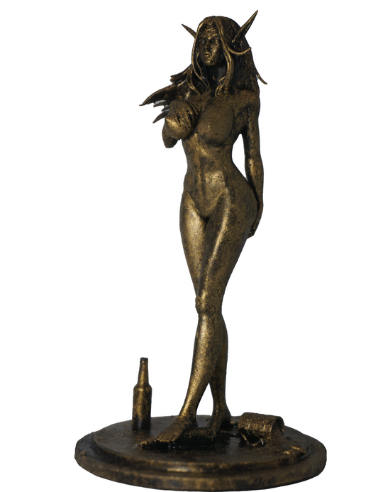 Drunk Tavern Elf Statue