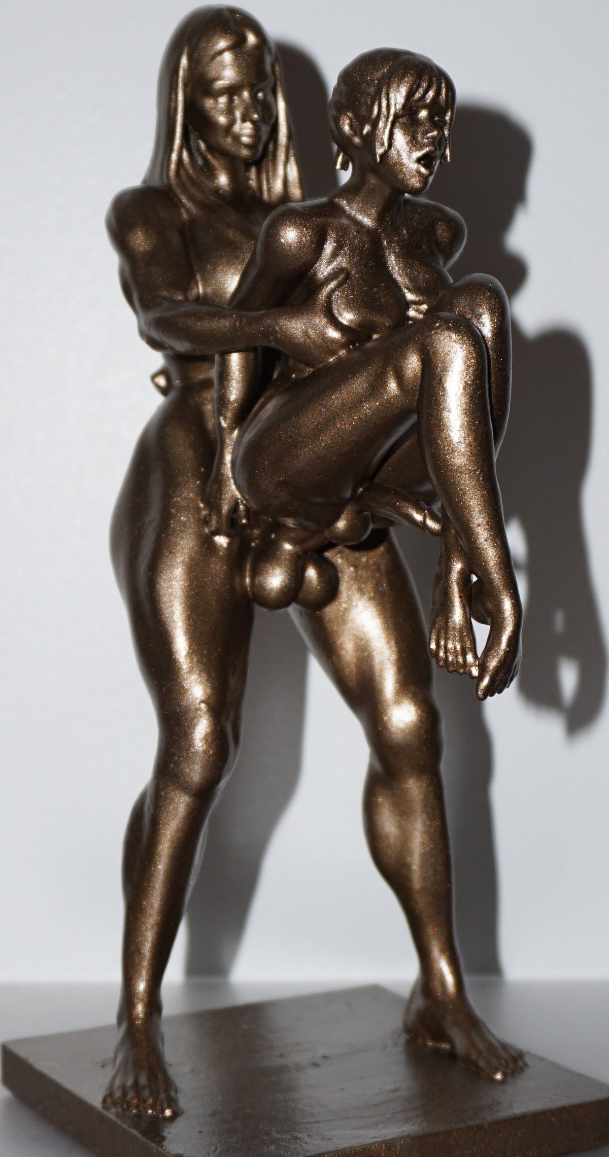 Transgender "The sensual lift" Erotic Art Sculpture and figurine