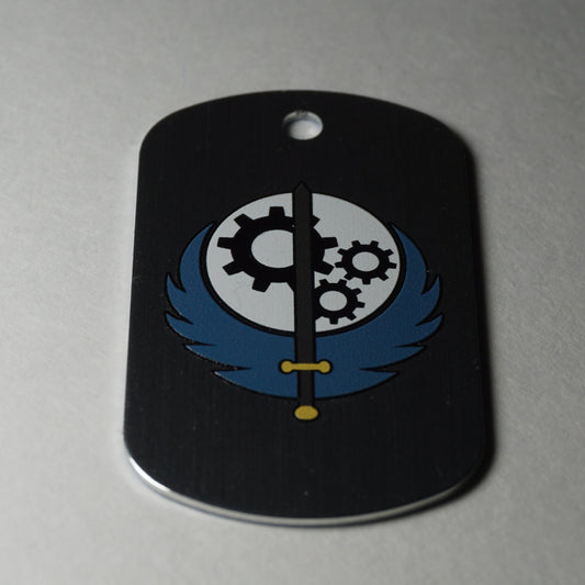 Brotherhood of steel Metal Dog Tag