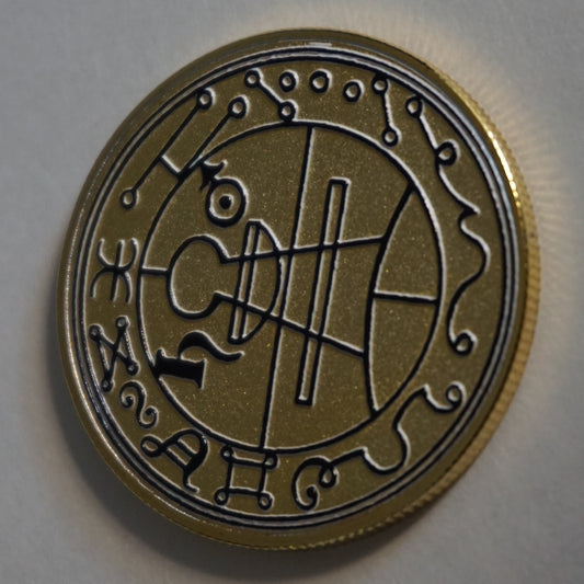 Magical Pentacle Coins Demonology King of Solomon Pentagrams