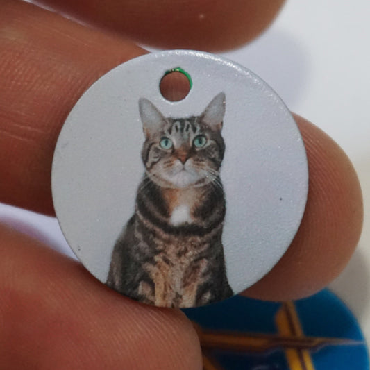 Custom Oval Dog Tag | Personalized Military Style Tag | Custom Photo Dog Tag | Double Sided Engraved Tag | Name Tag | Gift for Him & Her