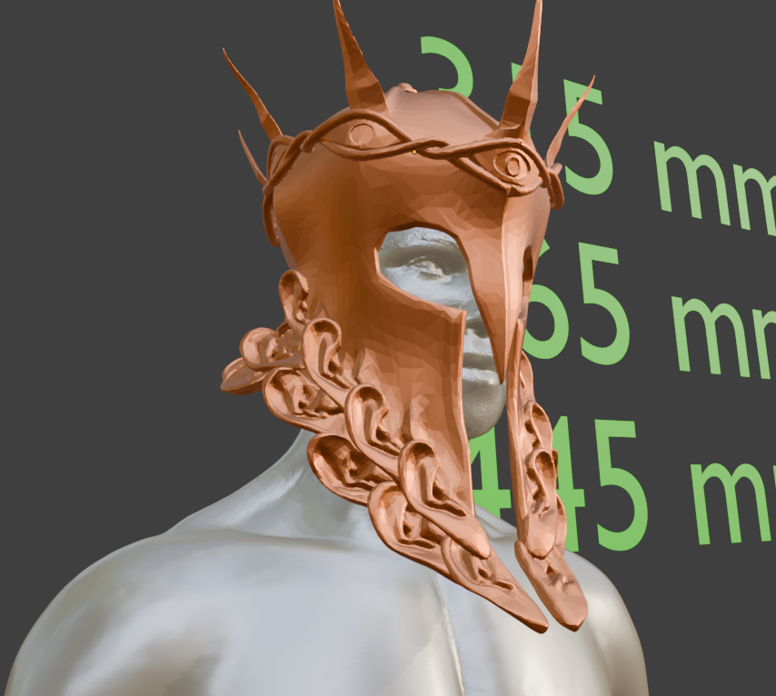 Mini All knowing Helm Ofnir Miniature Format