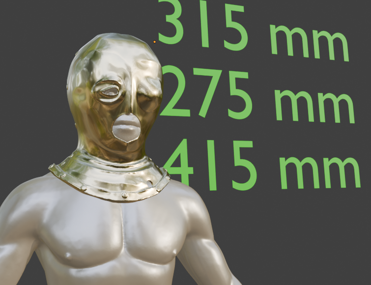Mini Prisoner's helmet Miniature Format