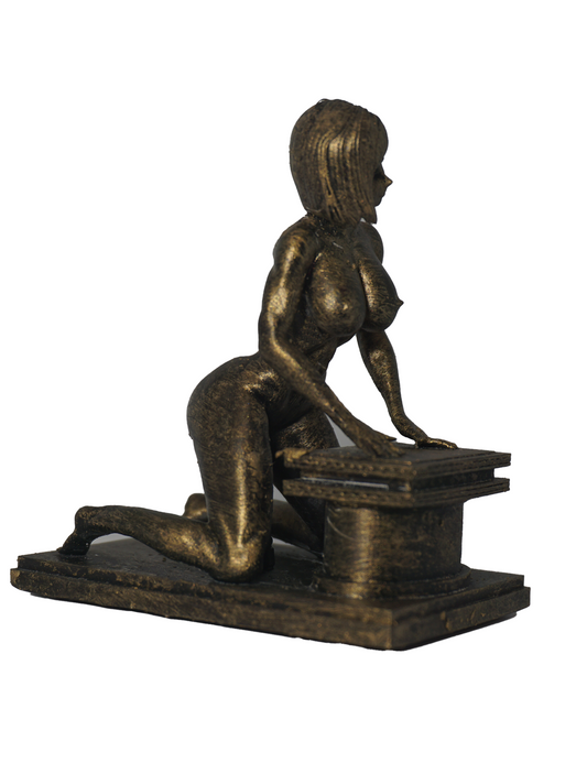 Sultry Manga Muse Mature Statue