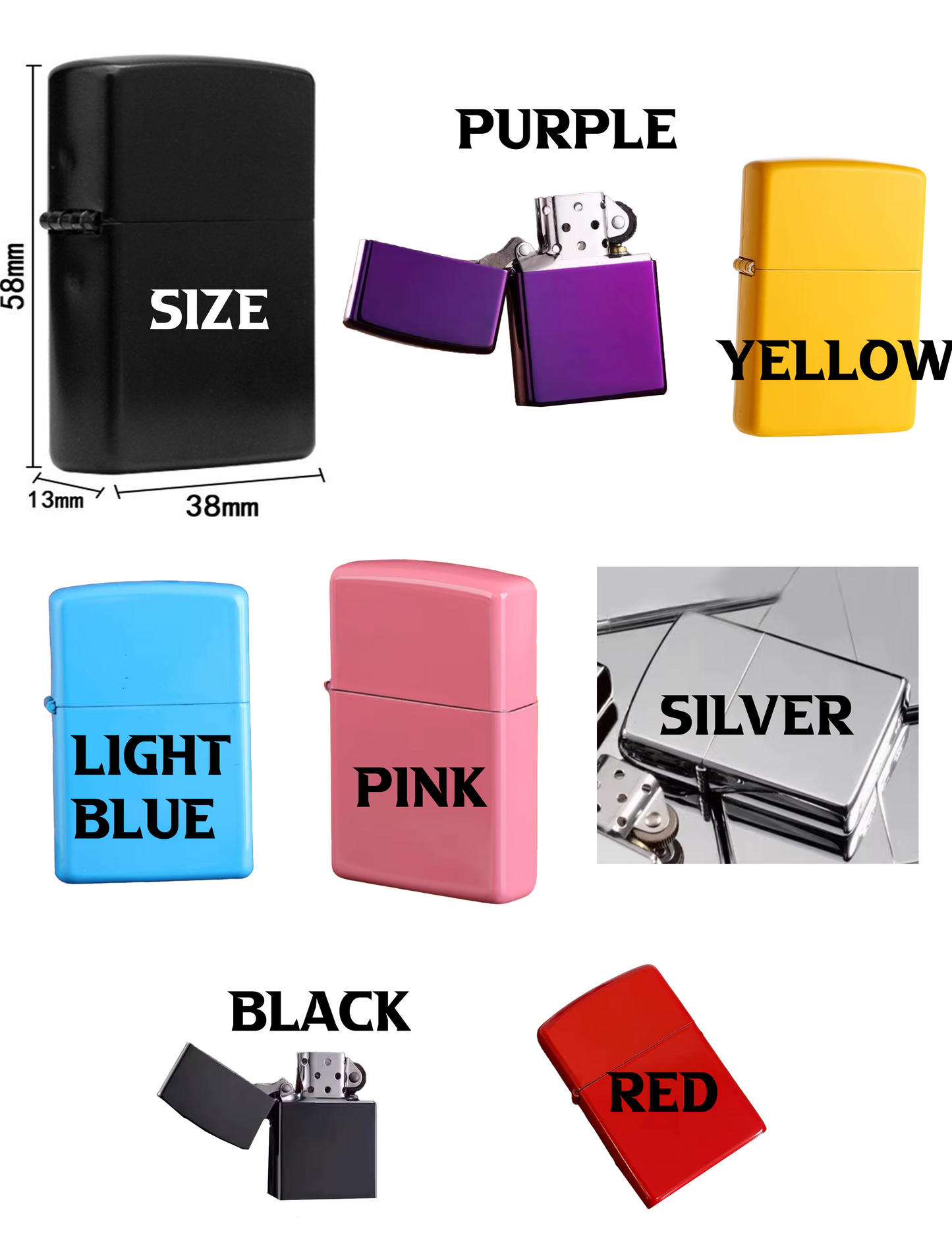 Pomni Refillable Lighter Hard Durable Resin Relief Print