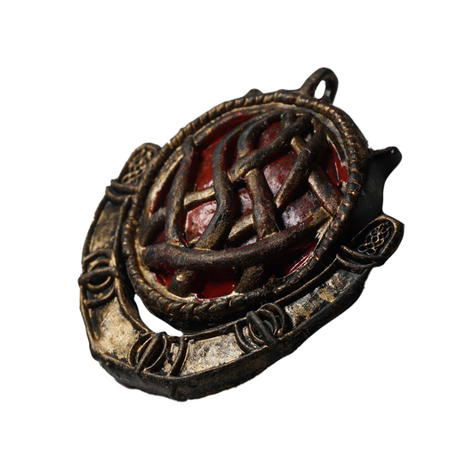 Crimson Seed Medallion 1 Jewelry piece