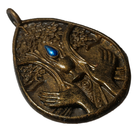 Blessed Blue Dew Medallion Jewelry piece