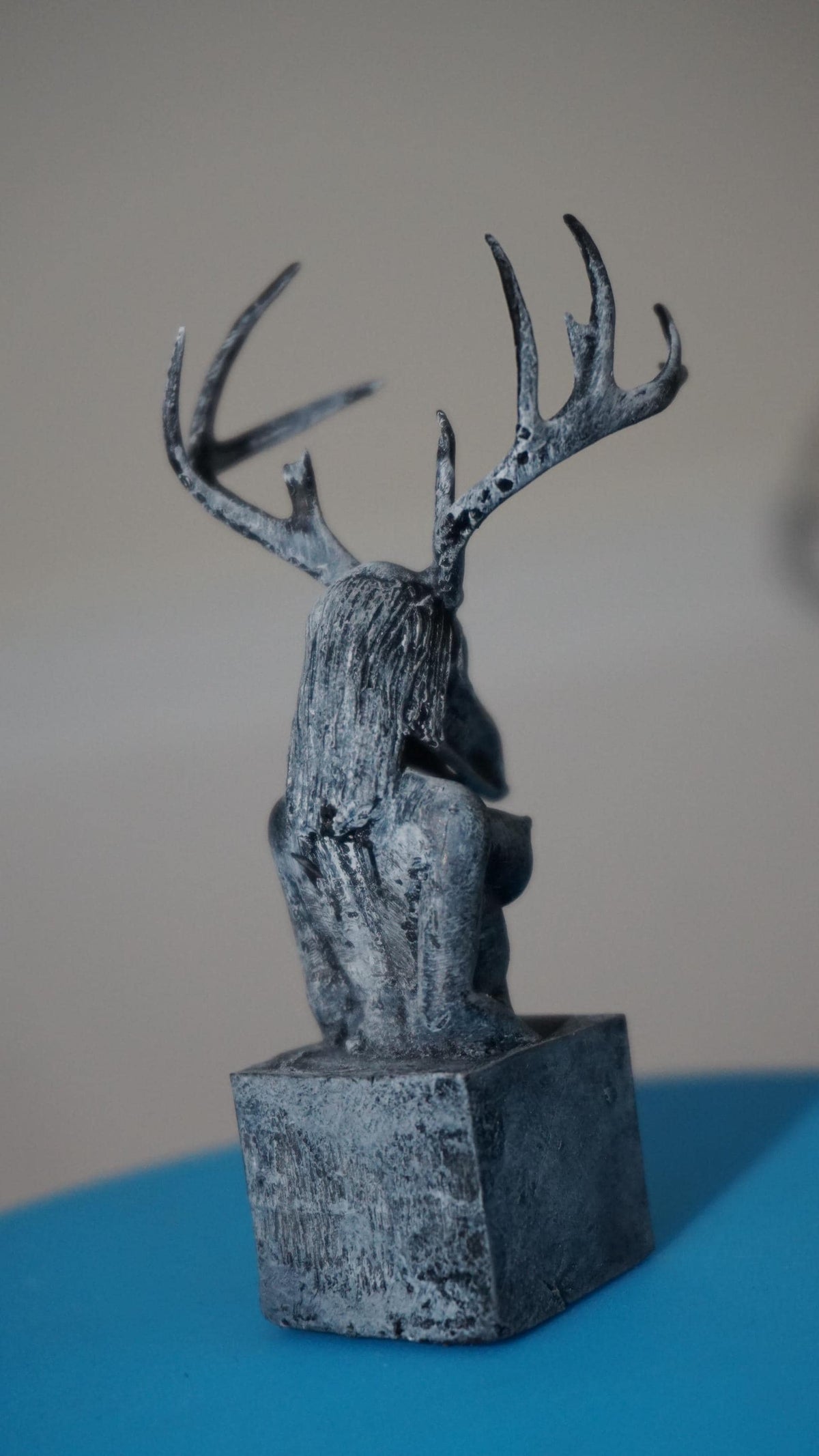 Wilderness Within – Deer Skull Muse | Sculpture