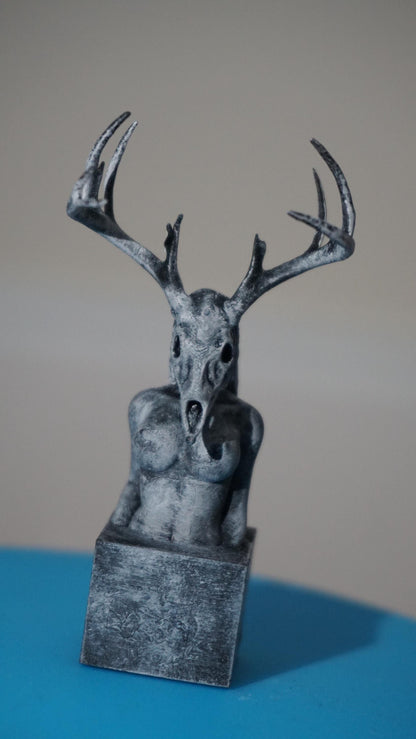 Wilderness Within – Deer Skull Muse | Sculpture