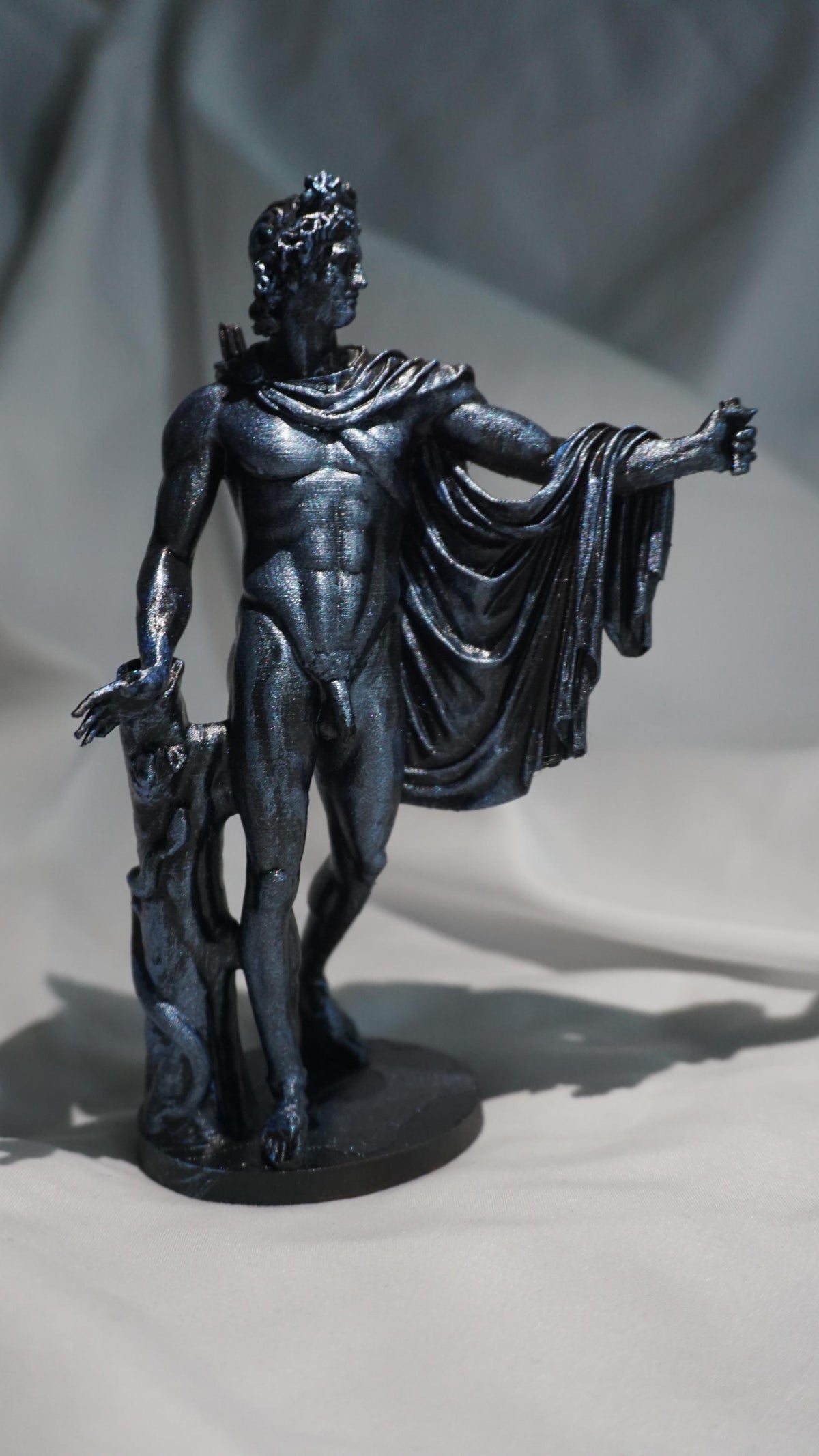 Apollo’s Divine Proclamation Mythological  Antique Statue