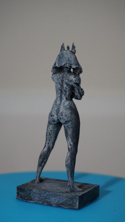 Daughter of the Duat – Anubis-Headed Muse Statue