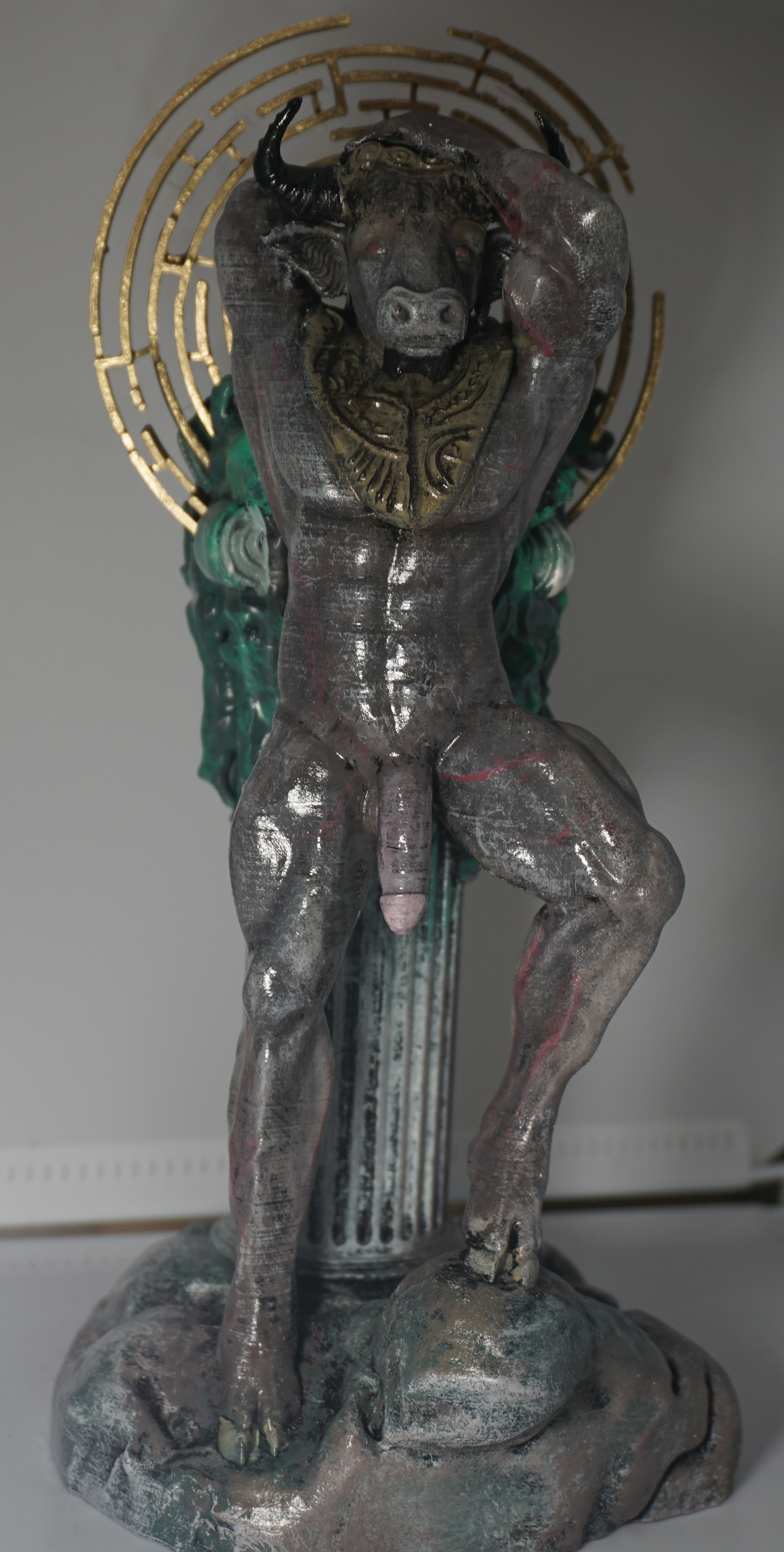 The Nude Labyrinth Guardian Statue Mature Adult Version