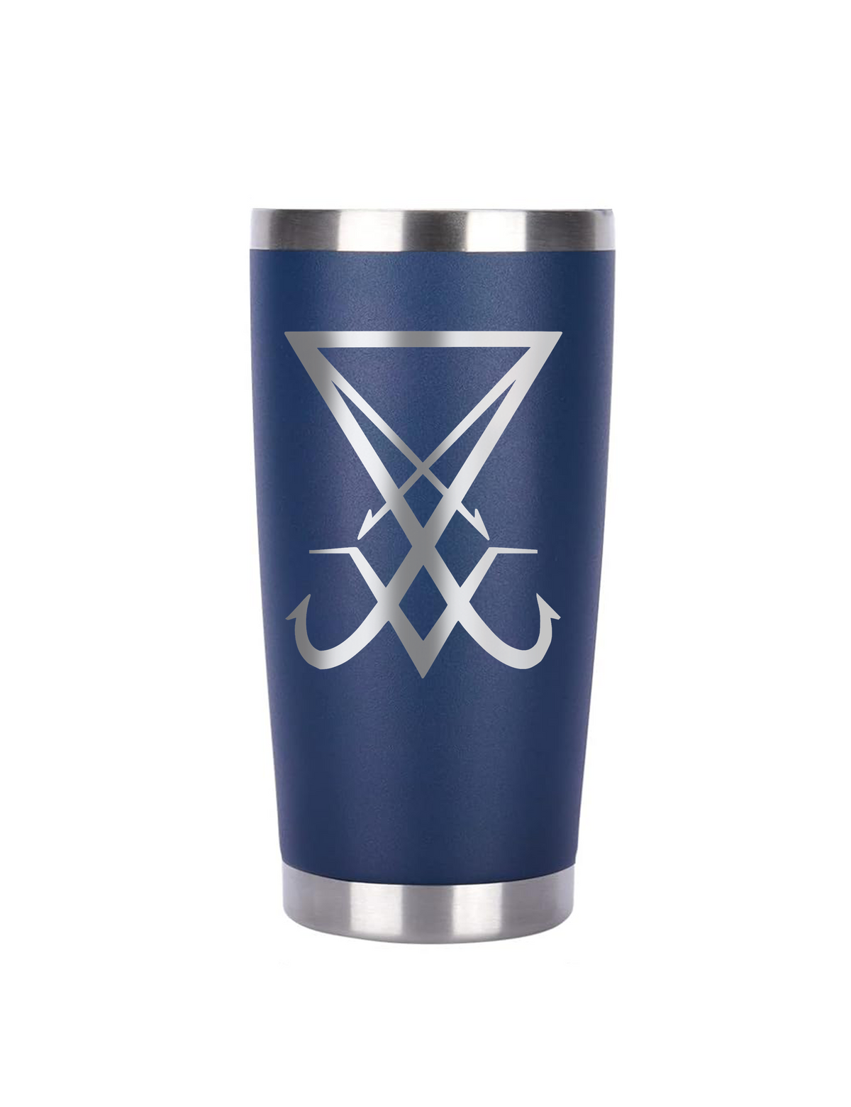 Stainless Steel Tumbler, Lucifer Sign, 20 Oz Insulated Cup