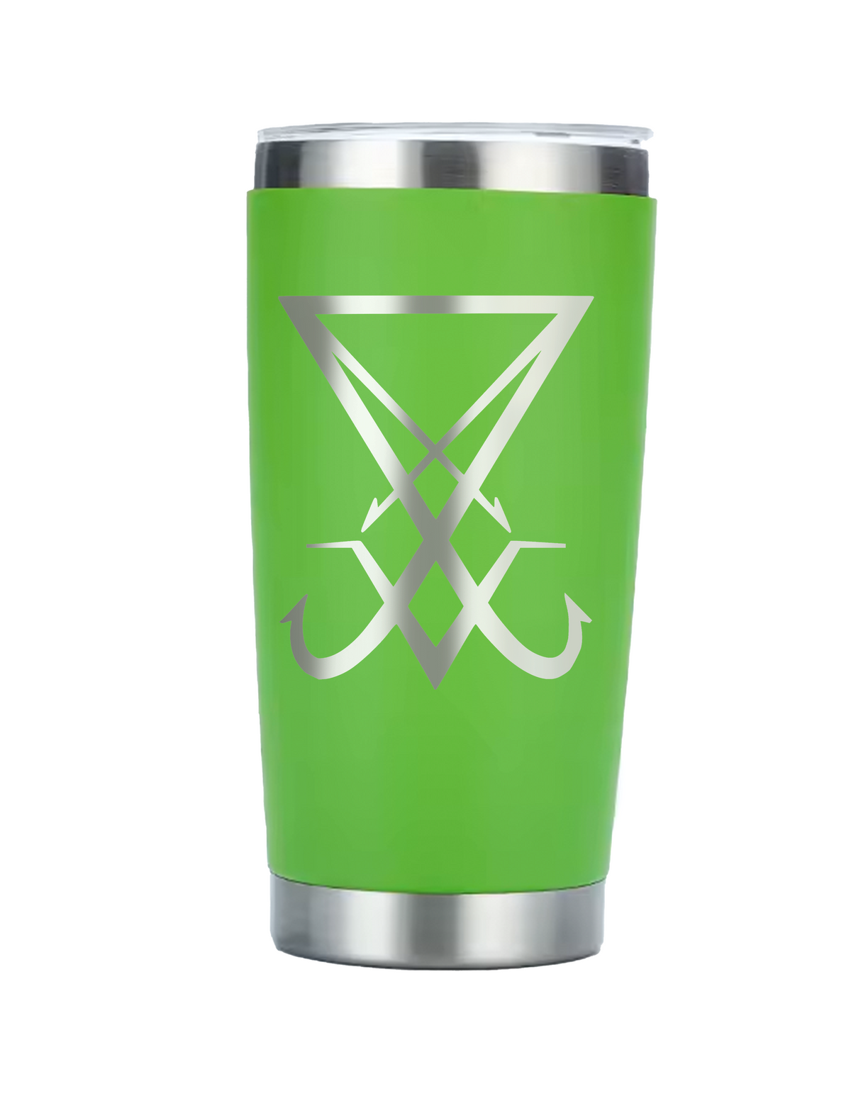 Stainless Steel Tumbler, Lucifer Sign, 20 Oz Insulated Cup
