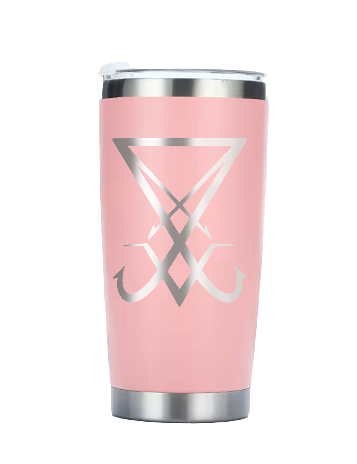 Stainless Steel Tumbler, Lucifer Sign, 20 Oz Insulated Cup