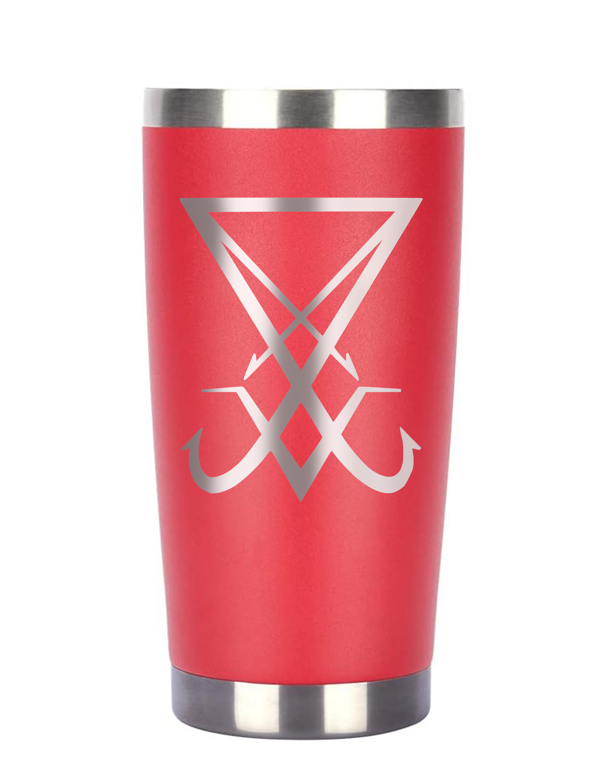 Stainless Steel Tumbler, Lucifer Sign, 20 Oz Insulated Cup