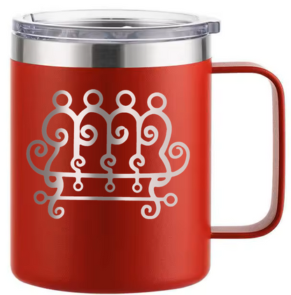 Stainless Steel Mug, Goetia Sigils Design, 12oz Double Wall Vacuum Insulated