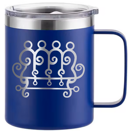 Stainless Steel Mug, Goetia Sigils Design, 12oz Double Wall Vacuum Insulated
