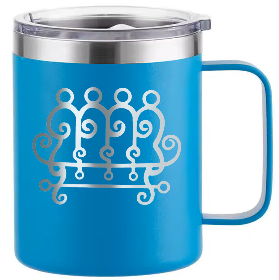 Stainless Steel Mug, Goetia Sigils Design, 12oz Double Wall Vacuum Insulated