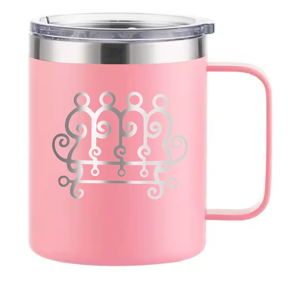 Stainless Steel Mug, Goetia Sigils Design, 12oz Double Wall Vacuum Insulated
