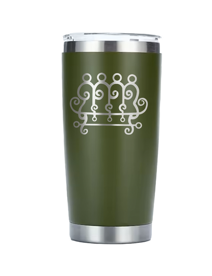 Stainless Steel Tumbler, Goetia Sigils Design, 20 Oz Insulated Cup