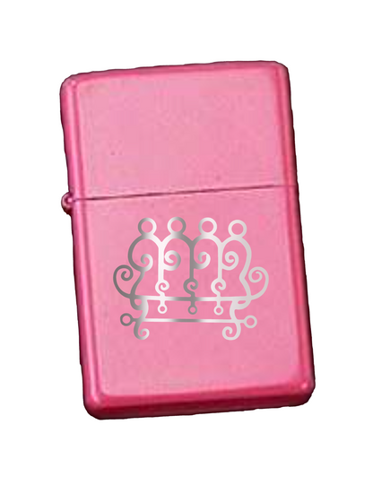 Refillable Lighter, Goetia Sigils Stainless Steel Kerosene Design
