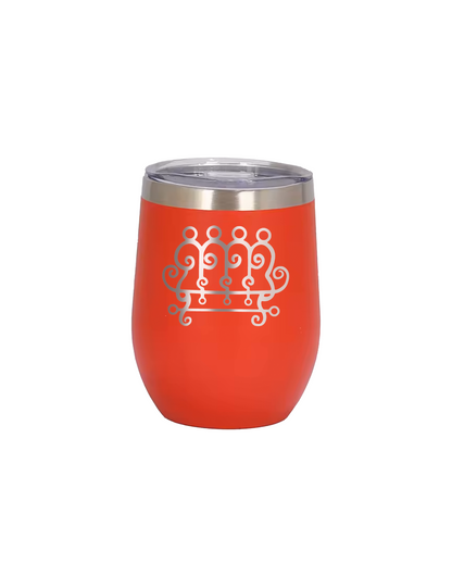 Goetia Sigils Wine Mug, 12oz Insulated Stainless Steel, Spill-Resistant