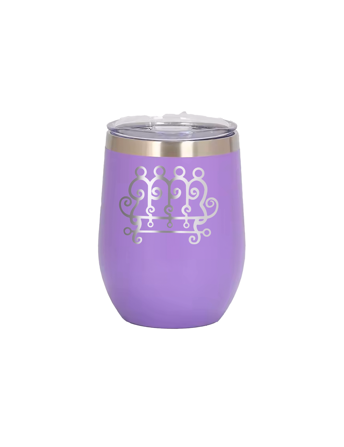 Goetia Sigils Wine Mug, 12oz Insulated Stainless Steel, Spill-Resistant