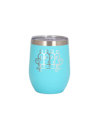 Goetia Sigils Wine Mug, 12oz Insulated Stainless Steel, Spill-Resistant