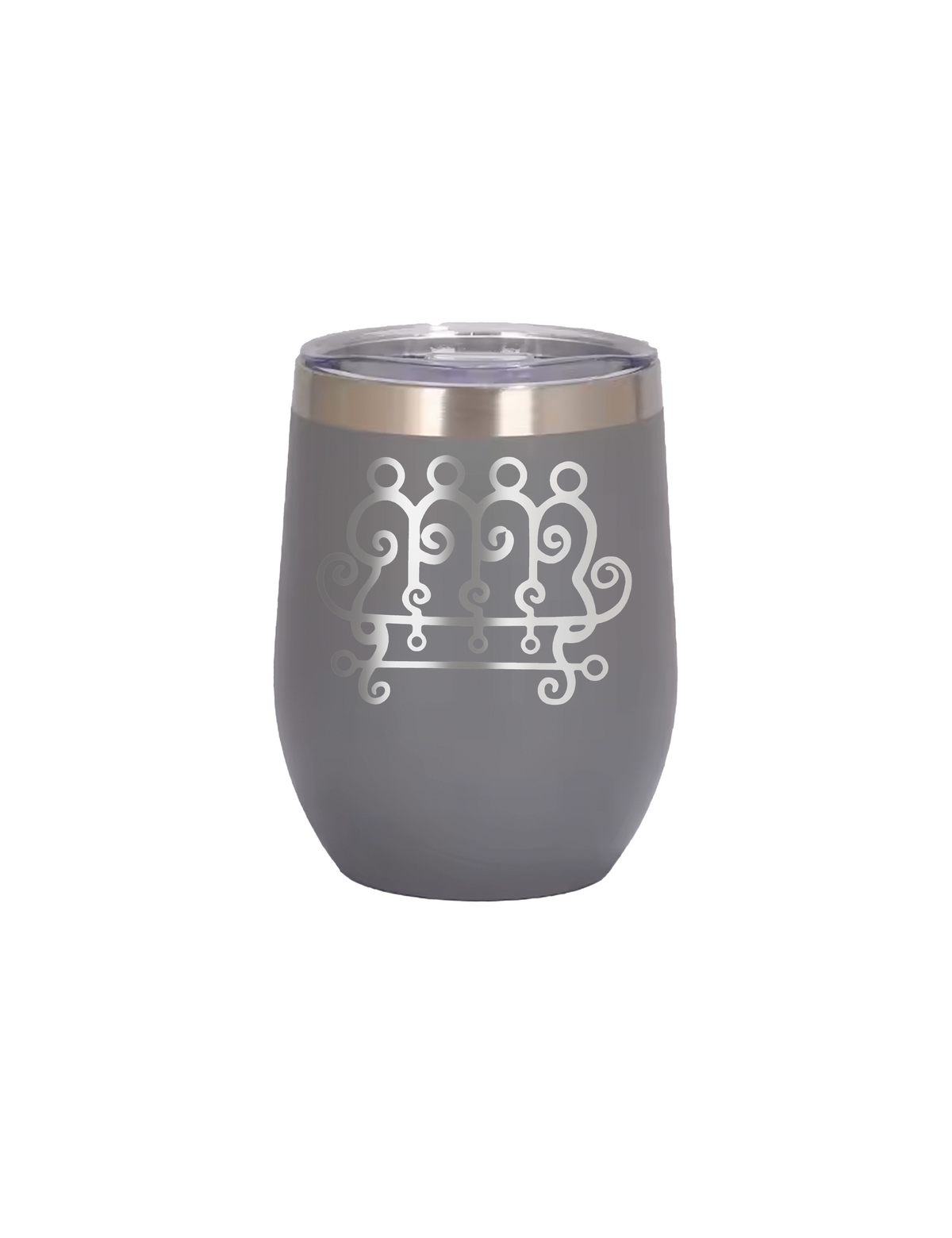 Goetia Sigils Wine Mug, 12oz Insulated Stainless Steel, Spill-Resistant