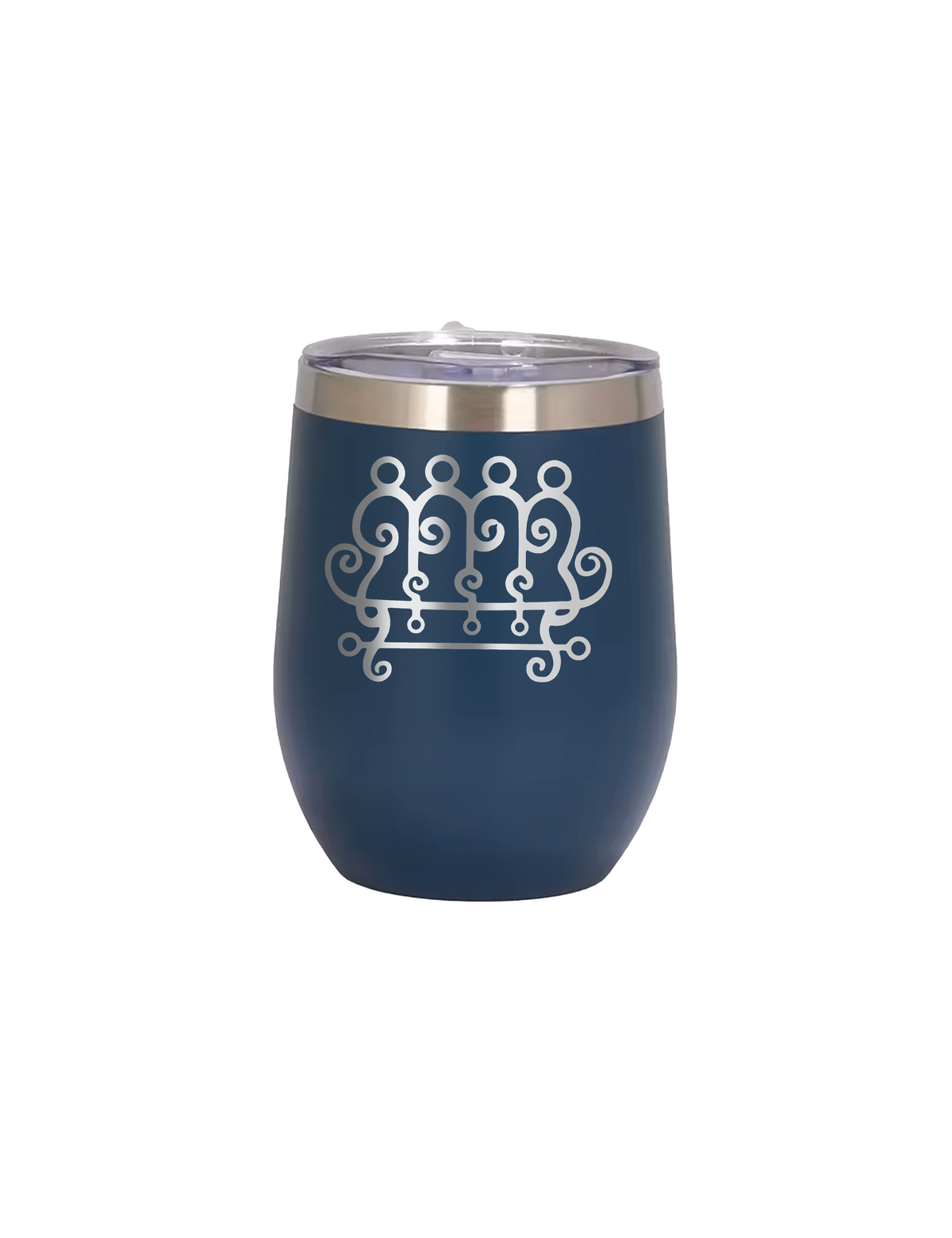 Goetia Sigils Wine Mug, 12oz Insulated Stainless Steel, Spill-Resistant