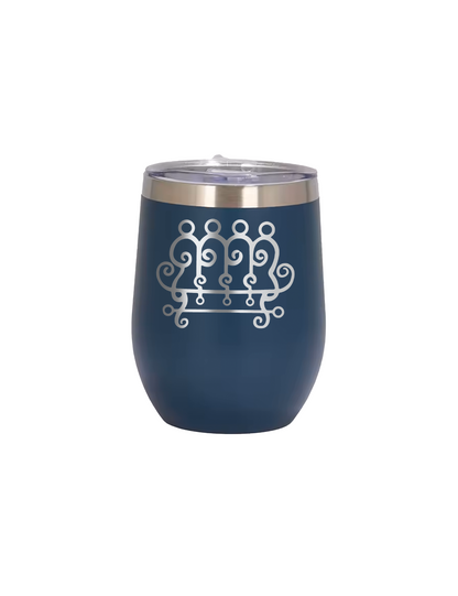 Goetia Sigils Wine Mug, 12oz Insulated Stainless Steel, Spill-Resistant