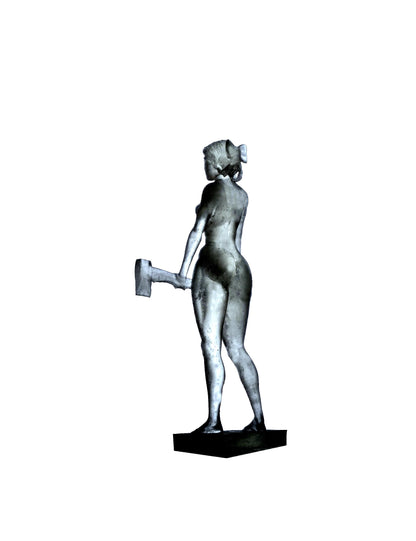 Crystal clear Pearl / Maxxxine  – Horror movie Woman Statue