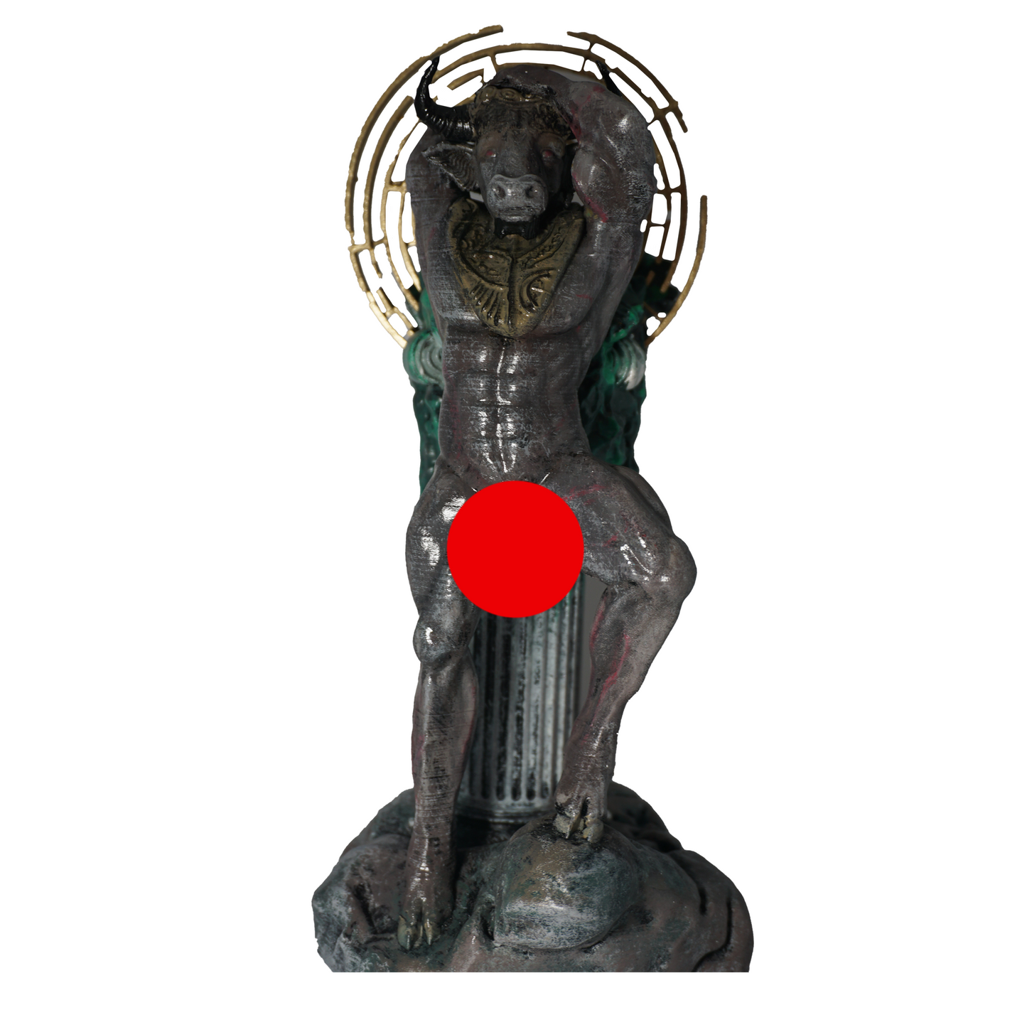 The Nude Labyrinth Guardian Statue Mature Adult Version