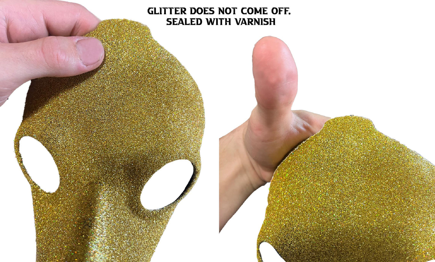 Sparkling Glitter Cat Woman Mask