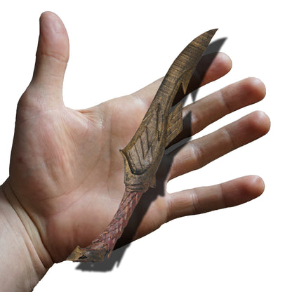 Mini Elven Dagger Non functional Durable Plastic Replica Cosplay Piece