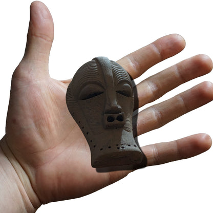 Mini African ceremonial mask Miniature Format