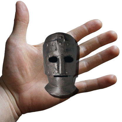 Mini Prisoner's Cast iron helmet Miniature Format