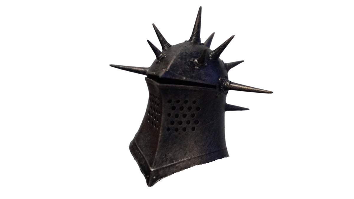 Mini Spiked Elite Knight Helm Replica Miniature Format