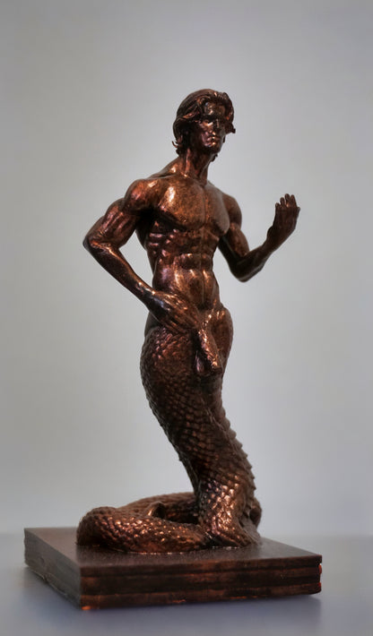 Sensual Merman – Mythic Male Sculpture & Home Décor (Explicit)