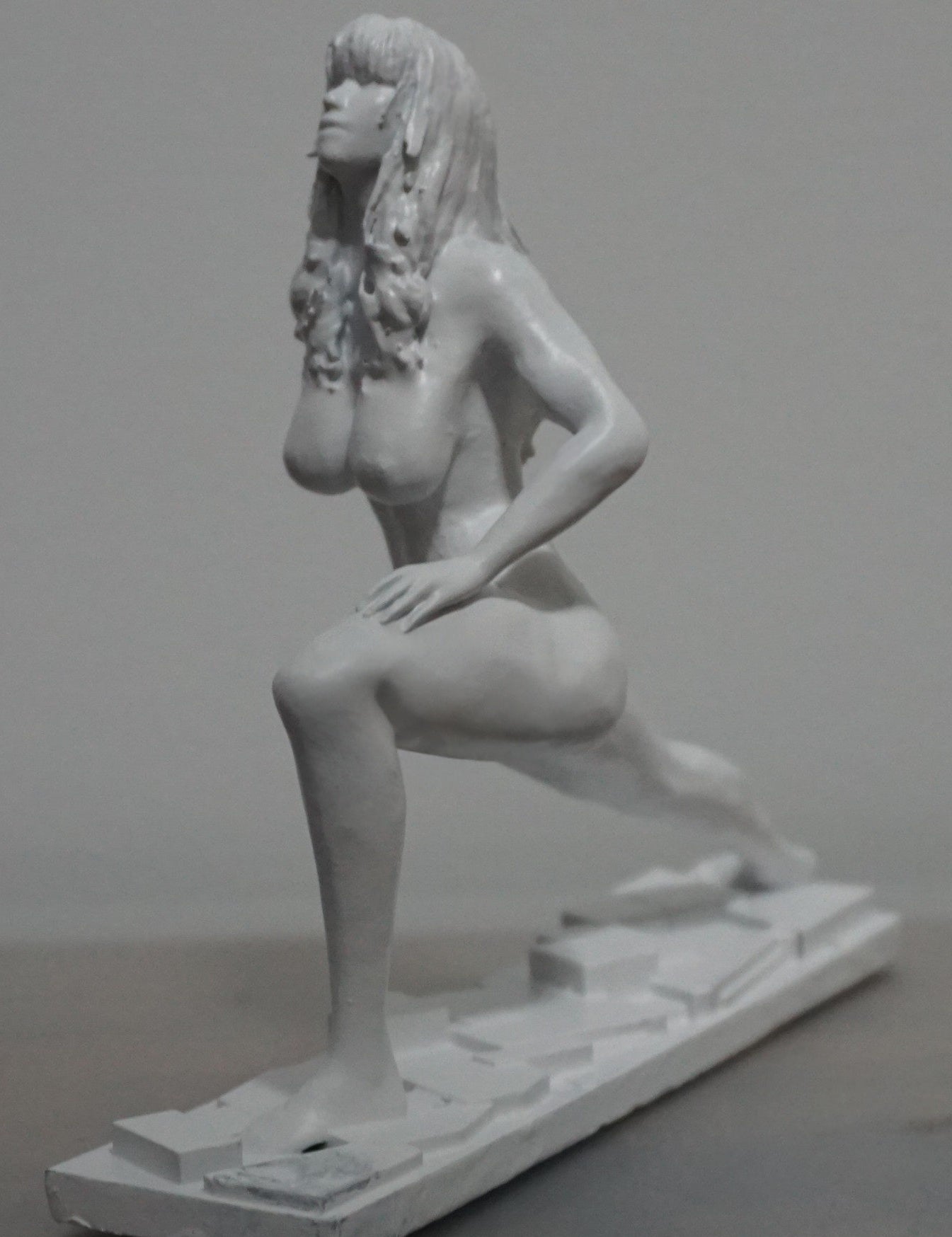 Yoga Woman Statue | White Yoga Sculpture | Meditation Figurine | Feminine Wellness Decor | Yoga Studio Art | Zen Home Decor