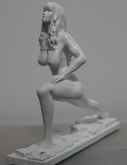 Yoga Woman Statue | White Yoga Sculpture | Meditation Figurine | Feminine Wellness Decor | Yoga Studio Art | Zen Home Decor