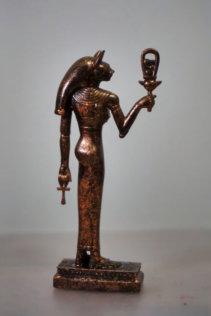 Bastet - Ancient Egyptian Goddess of Cats, Fertility & Joy Sculpture