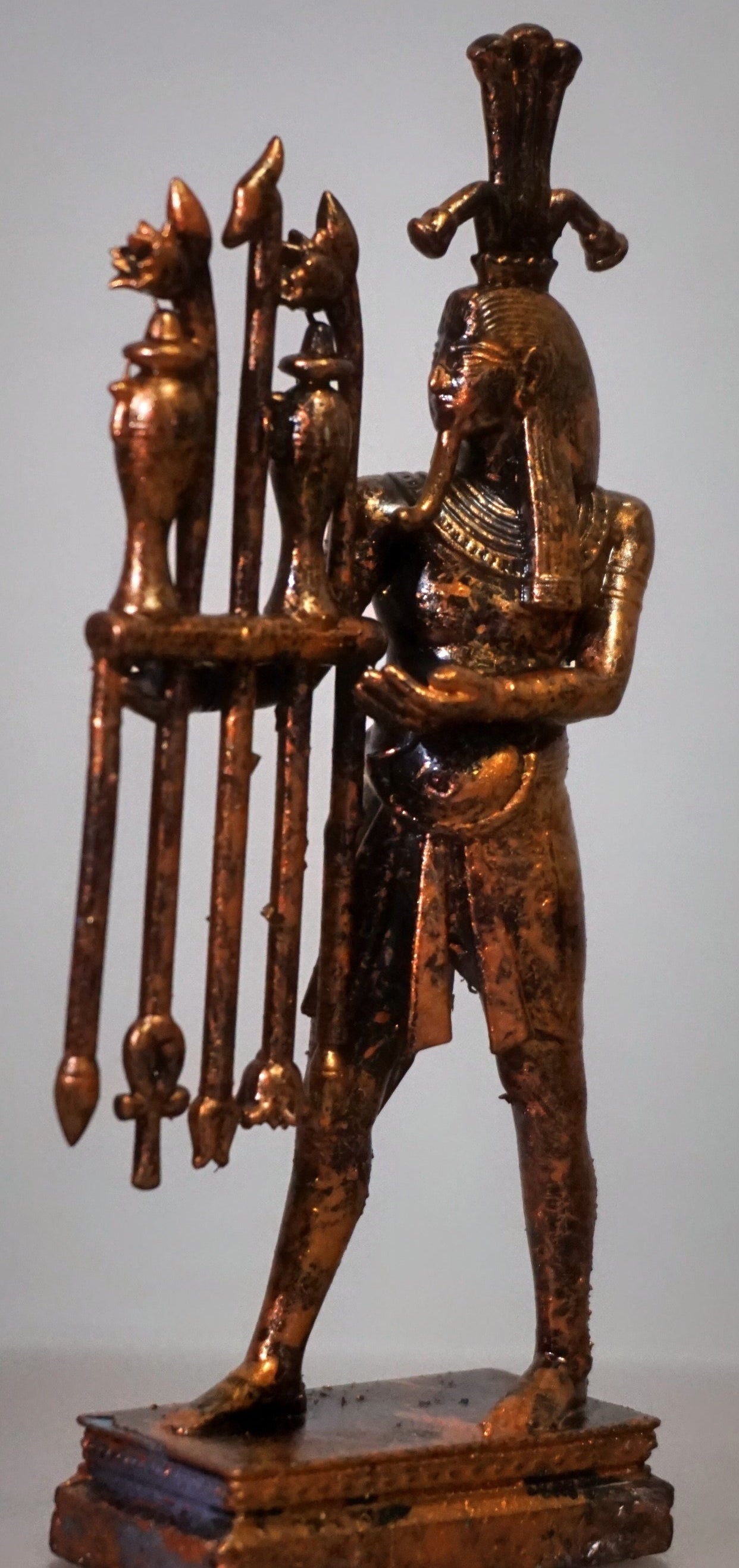 Hapy Statue | Egyptian Nile God Sculpture | Ancient Egypt Deity Figurine | God of the Nile & Fertility | Egyptian Mythology Decor