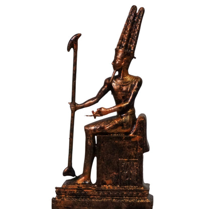 Amun Statue | Egyptian God Sculpture | King of the Gods Figurine | Ancient Egypt Deity | Egyptian Mythology Decor