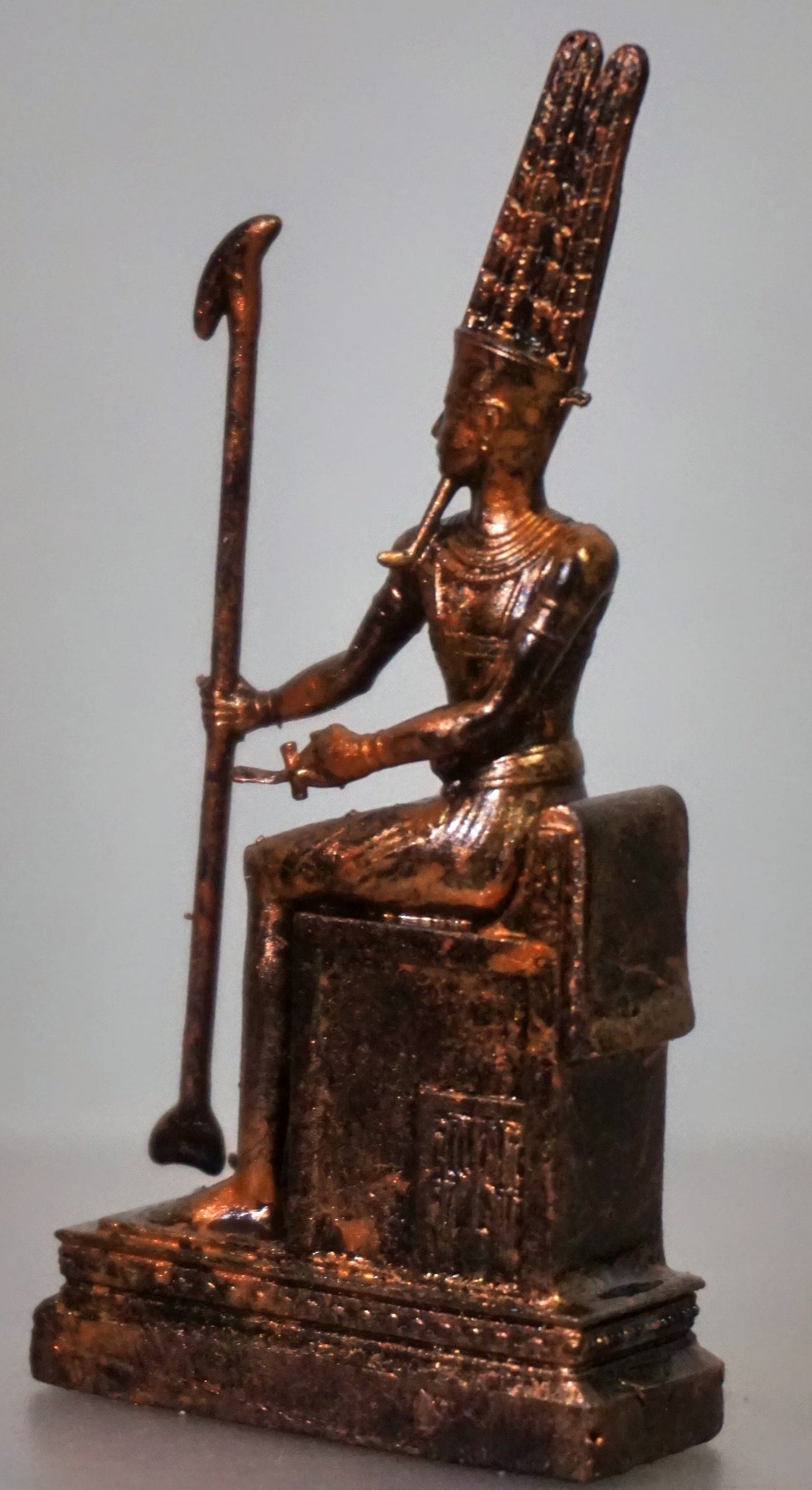 Amun Statue | Egyptian God Sculpture | King of the Gods Figurine | Ancient Egypt Deity | Egyptian Mythology Decor
