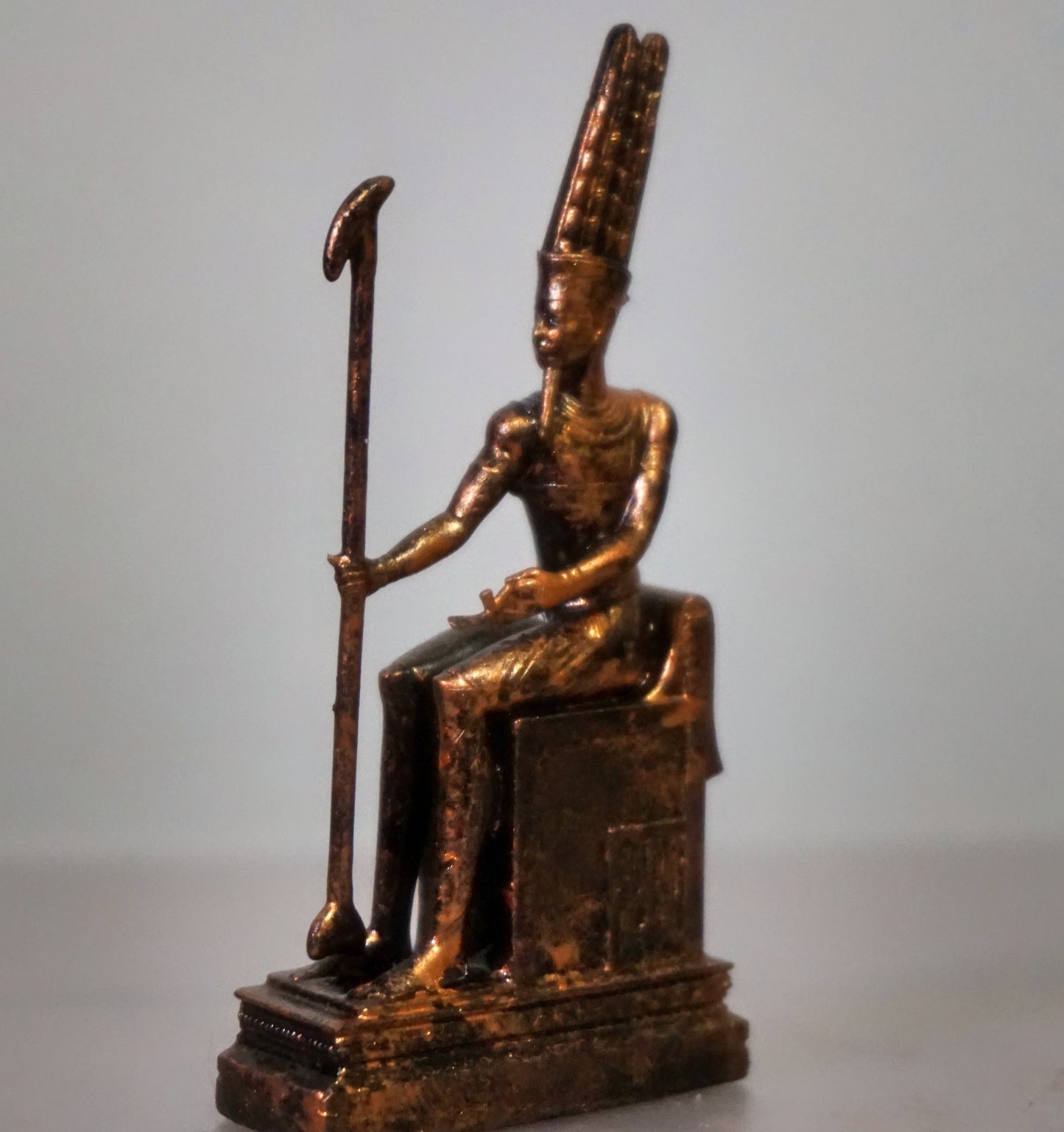 Amun Statue | Egyptian God Sculpture | King of the Gods Figurine | Ancient Egypt Deity | Egyptian Mythology Decor