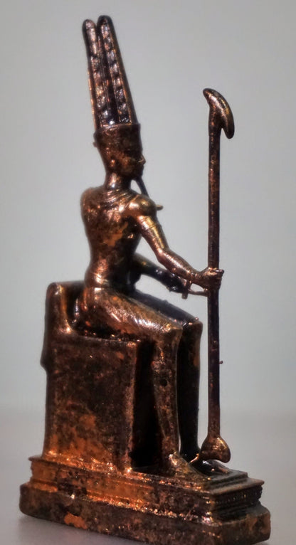 Amun Statue | Egyptian God Sculpture | King of the Gods Figurine | Ancient Egypt Deity | Egyptian Mythology Decor