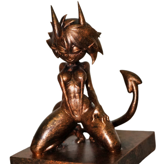 Millie Statue | Helluva Boss Inspired Demon Girl Sculpture | Female Imp Figurine | Hellaverse Collectible | Multiple Colors & Sizes (Copy)