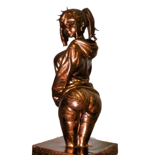 Momo Ayase Statue | Dandadan Inspired Female Anime Sculpture | Momo Figurine | Anime Girl Collectible | Manga Decor | Multiple Sizes